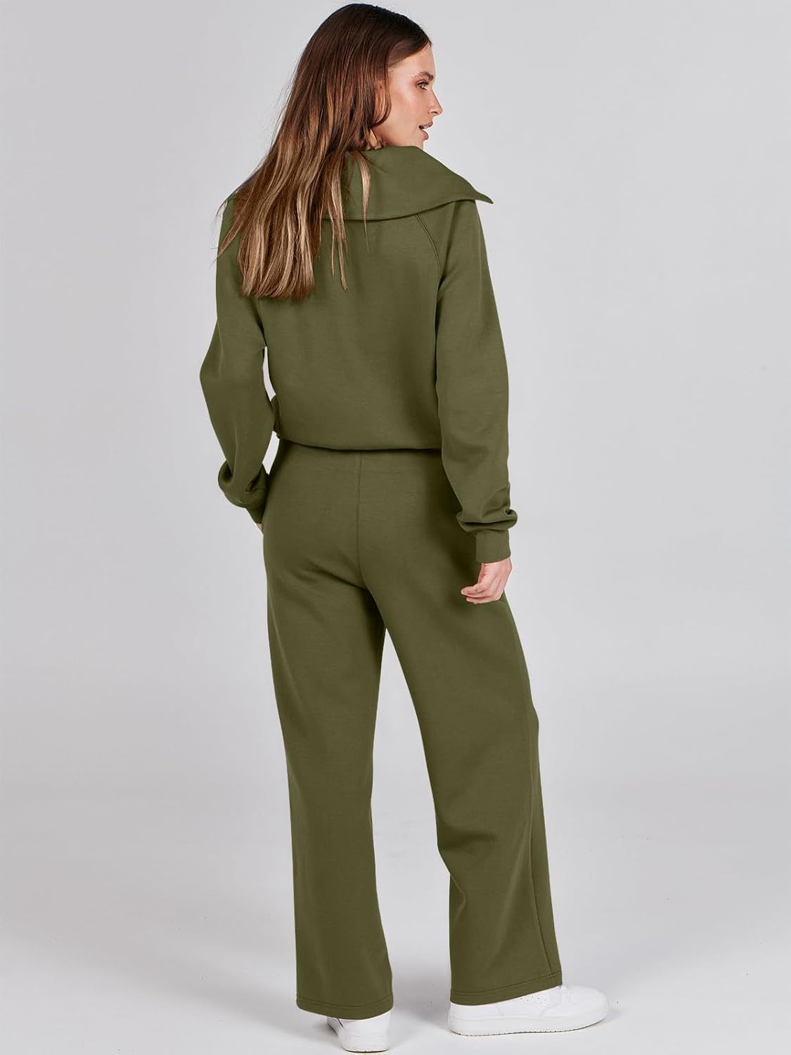 2024 Fall Trendy Outfits Oversized Two Piece Sweatsuit