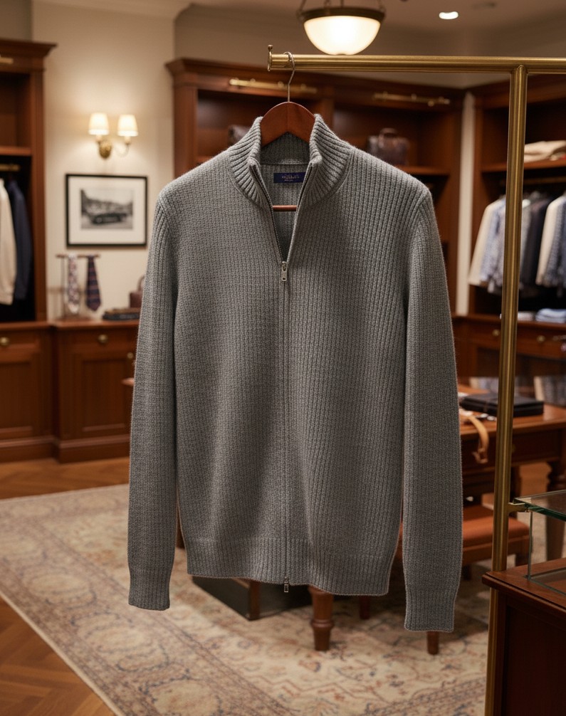 New Arrivals🔥 Men's Cashmere Zipper Sweater Jacket