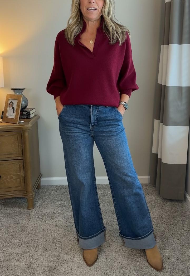 NEW🔥 Women's Cotton V-Neck Top