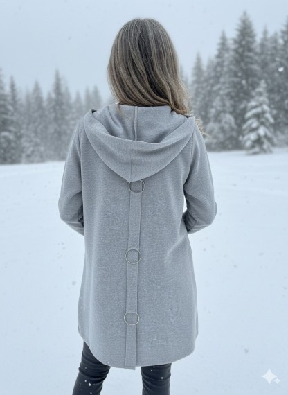 NEW🔥 Casual Single Breasted Hooded Jacket