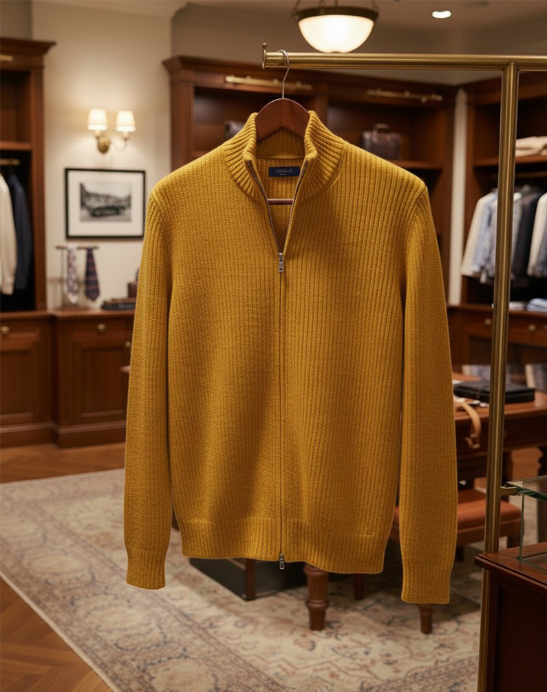 New Arrivals🔥 Men's Cashmere Zipper Sweater Jacket