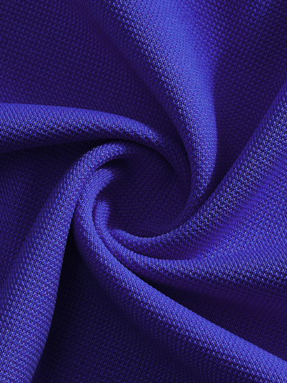 Men's Casual Contrast Color Design Quick-drying Short-sleeved Polo Shirt