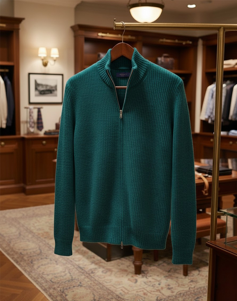 New Arrivals🔥 Men's Cashmere Zipper Sweater Jacket