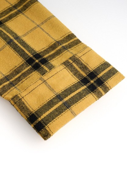 Men's Plaid Casual Basic Long-sleeved Shirt