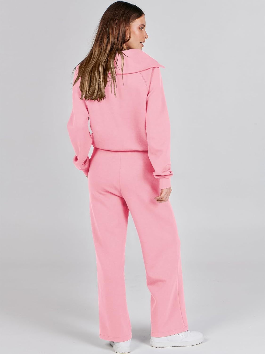 2024 Fall Trendy Outfits Oversized Two Piece Sweatsuit