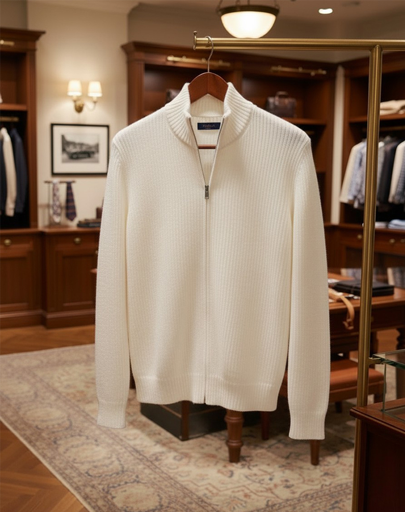 New Arrivals🔥 Men's Cashmere Zipper Sweater Jacket