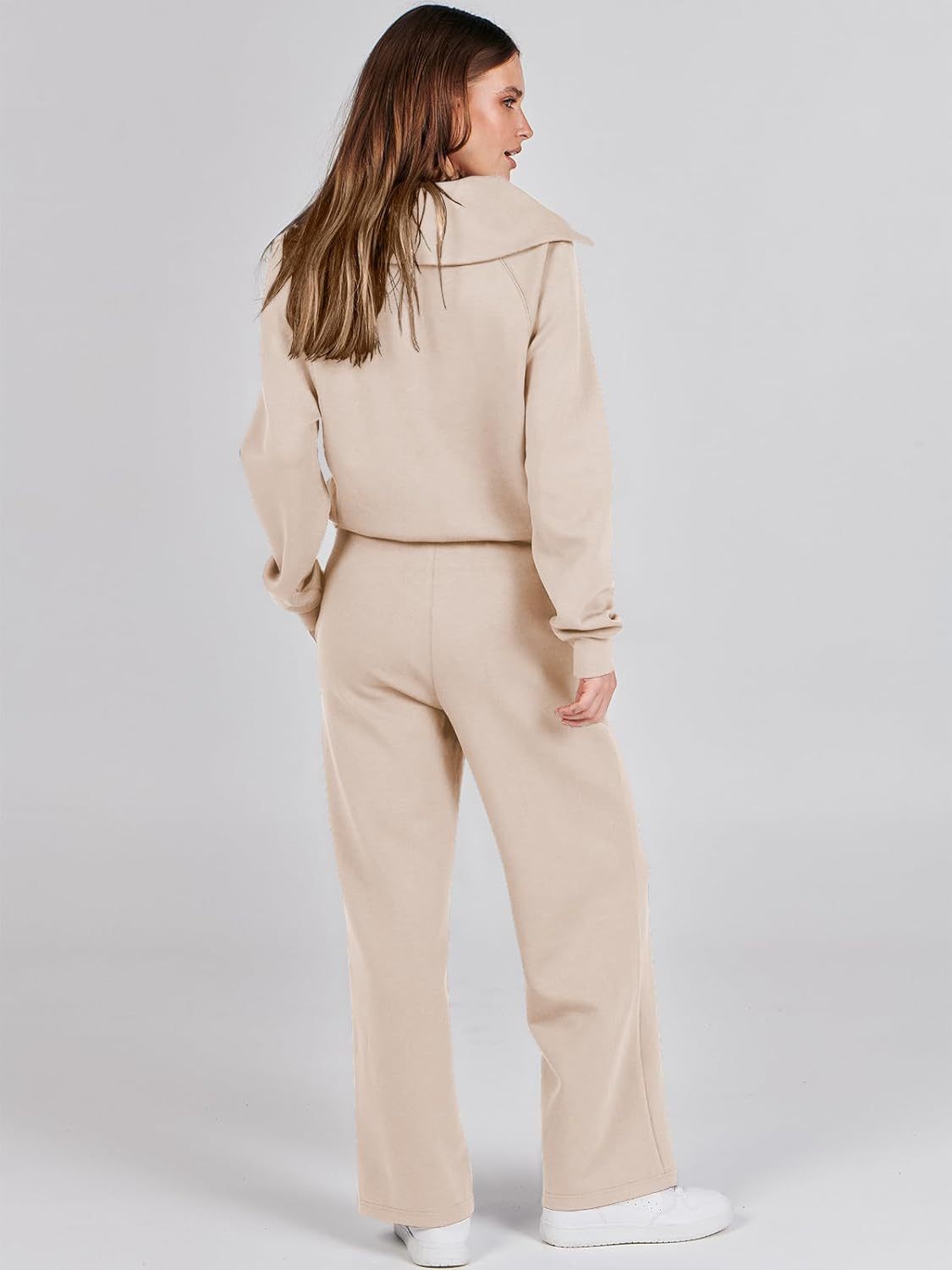 2024 Fall Trendy Outfits Oversized Two Piece Sweatsuit
