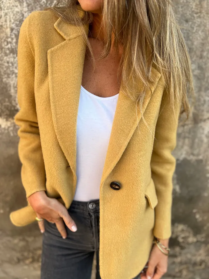 🔥NEW IN- 48% OFF- Women's Cotton Lapel Long Sleeve Casual Jacket