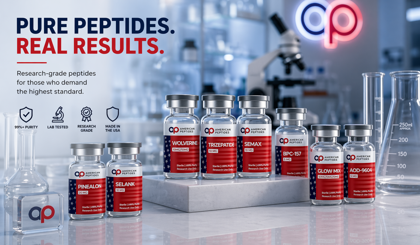 Pure Peptides. Real Results. &mdash; American Peptides research stacks