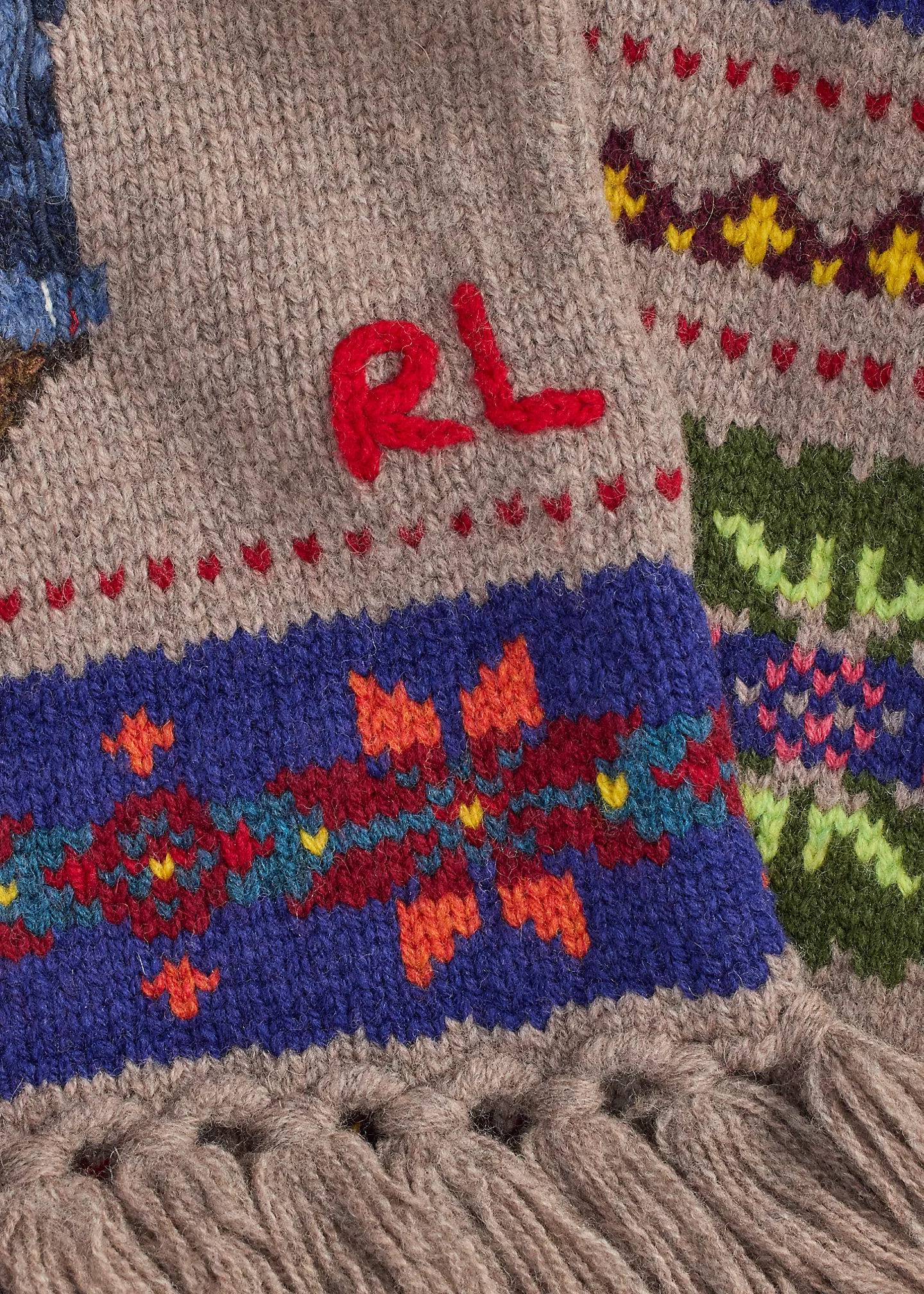 Polo Bear Wool-Blend Scarf