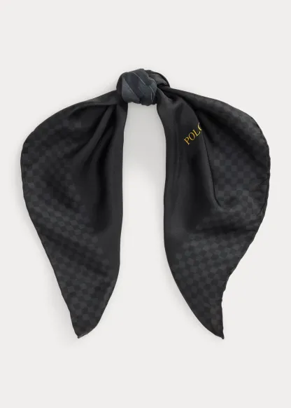 Polo Bear Silk Square Scarf