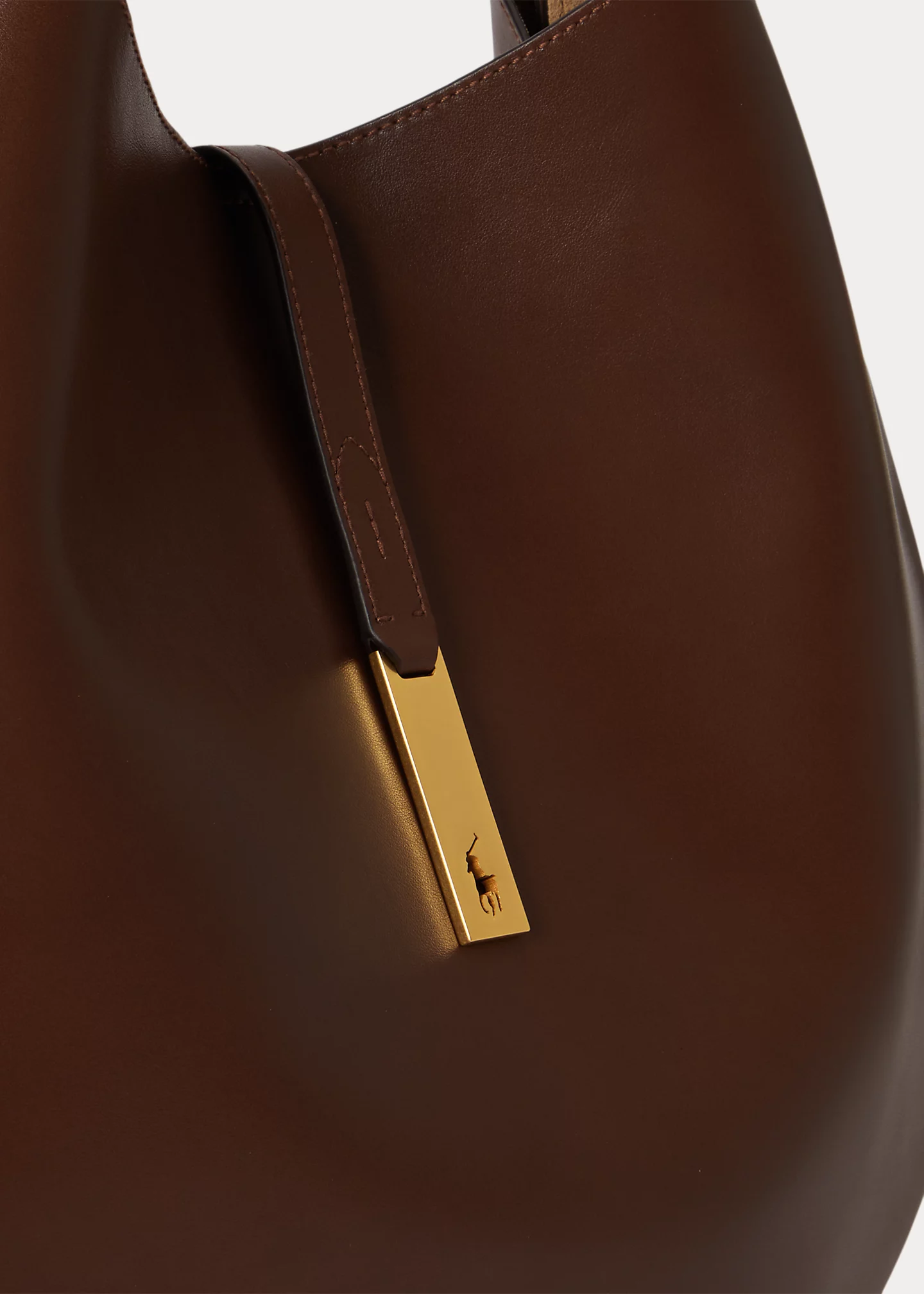 Polo ID Large Calfskin Shoulder Bag
