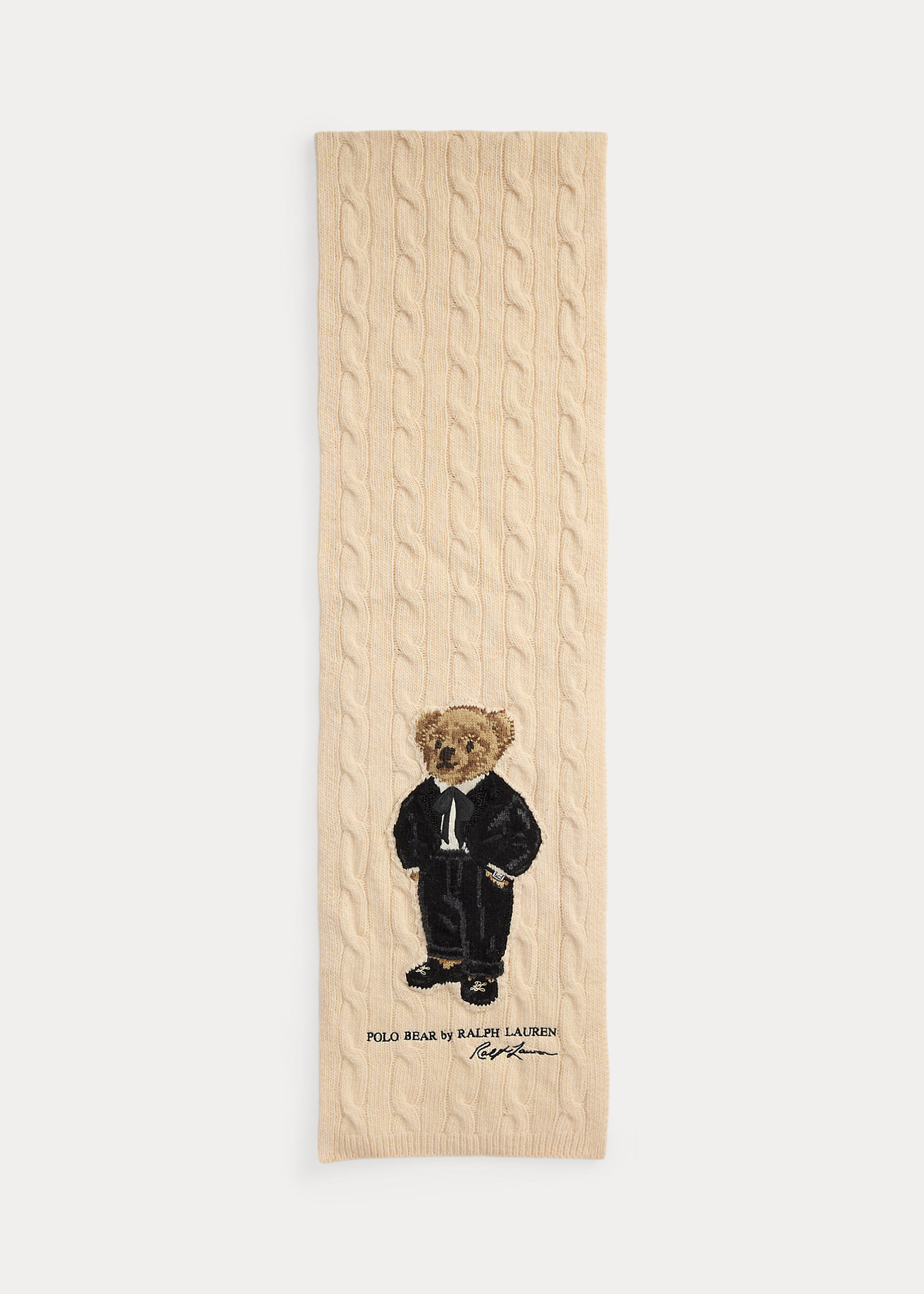 Polo Bear Wool-Blend Scarf