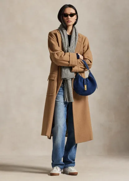 Polo ID Suede Small Shoulder Bag