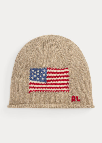 Flag Wool-Blend Beanie