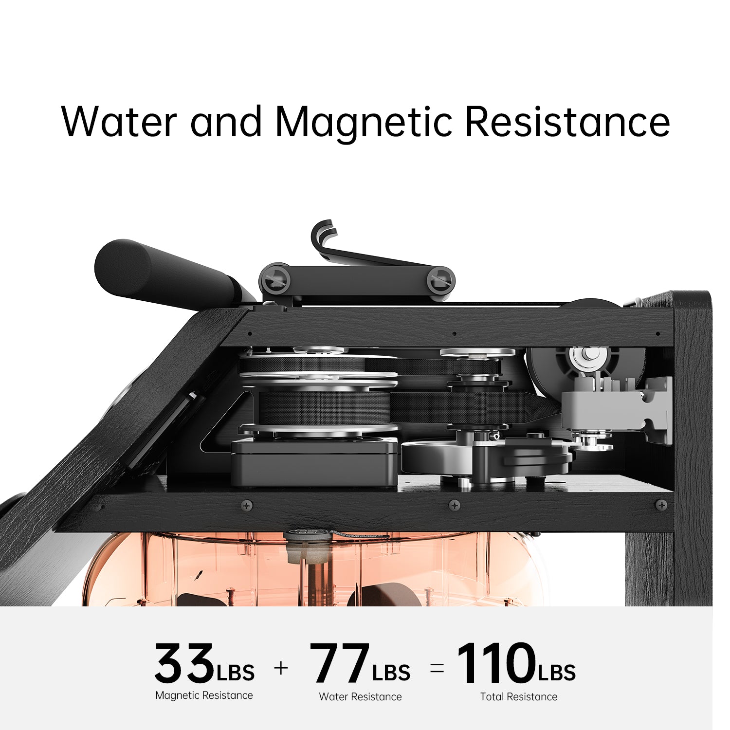 WM10 Tri-fold Water Rowing Machine