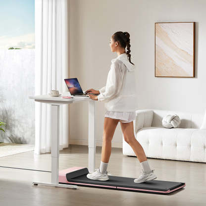 Walkithtngpad Pink P1 Foldable Walking Treadmill