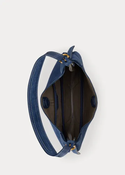 Polo ID Suede Small Shoulder Bag