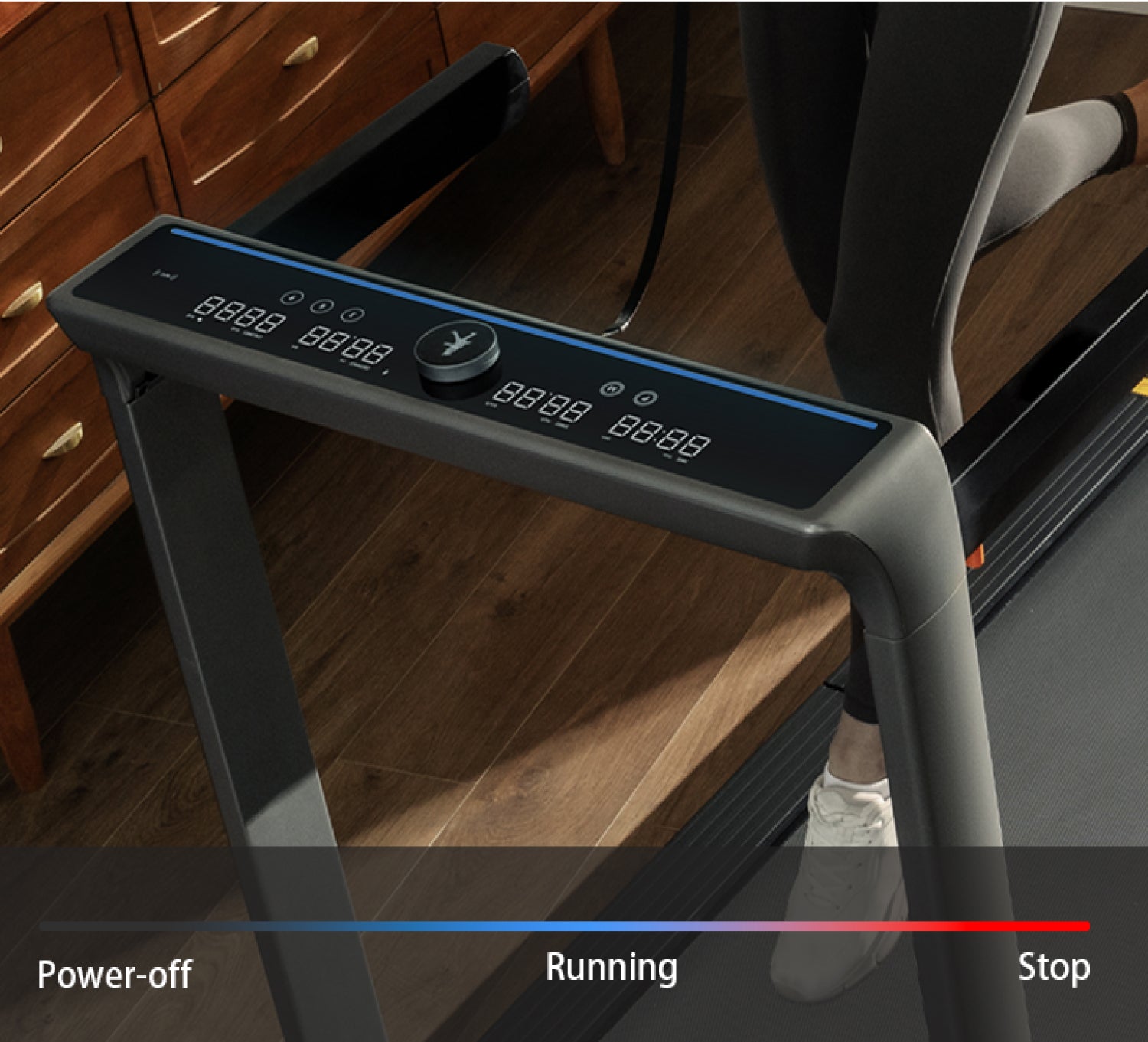 WalkingPad X25+ folding treadmill Interactive&nbsp;Light&nbsp;Strip