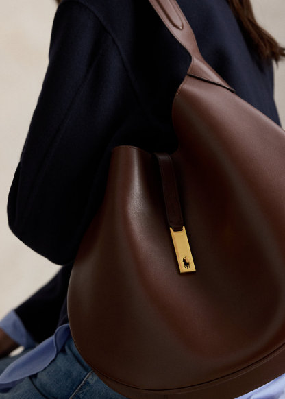 Polo ID Large Calfskin Shoulder Bag
