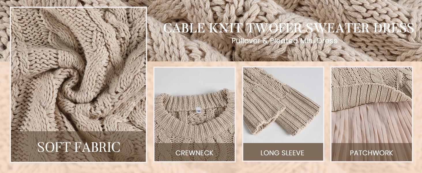 details of knit dress