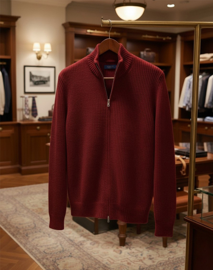 New Arrivals🔥 Men's Cashmere Zipper Sweater Jacket