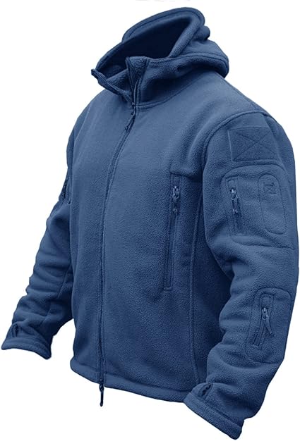 Men's Stand Collar Half Zip Long Sleeve Hoodie Sweatshirt Fleece Pullo