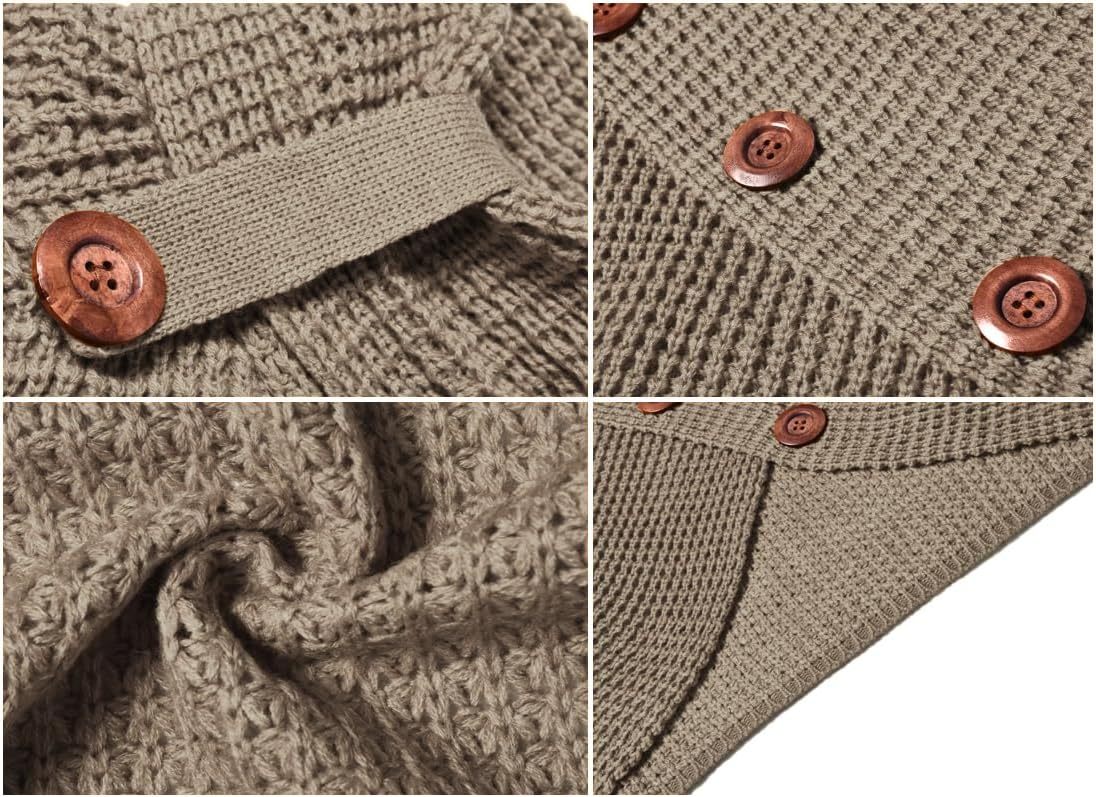 Women's Chunky Turtleneck Long Sleeve Asymmetric Hem Loose Knit Pullover Sweaters