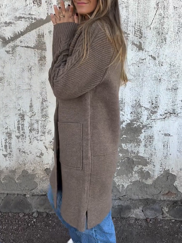 CLEARANCE🔥 Casual Ribbed Lapel Pocket Jacket