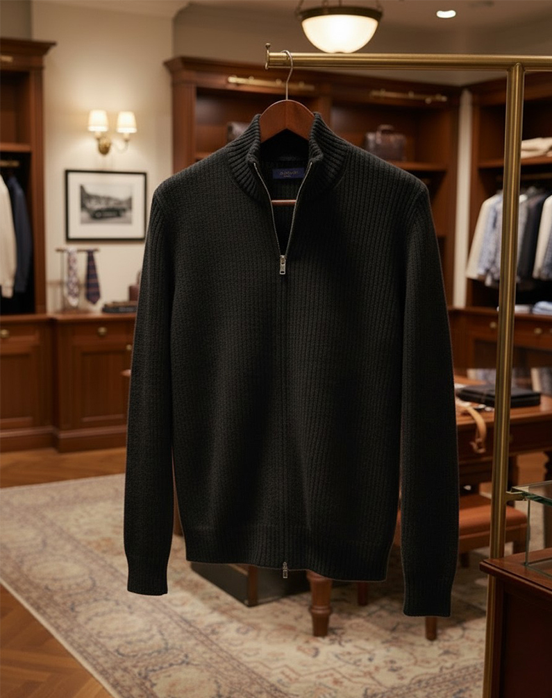 New Arrivals🔥 Men's Cashmere Zipper Sweater Jacket