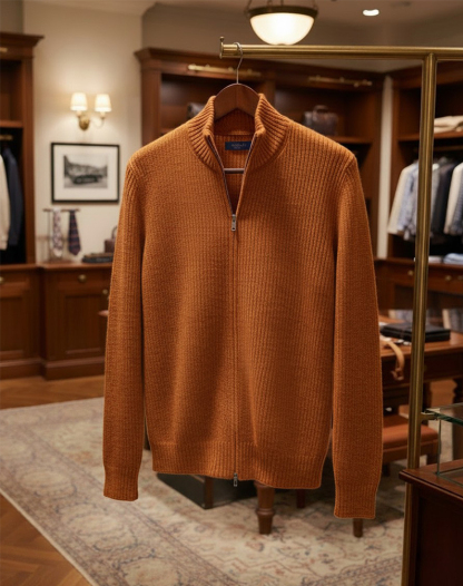 New Arrivals🔥 Men's Cashmere Zipper Sweater Jacket