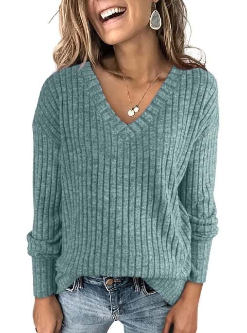 Women Casual Fall Tops Lightweight Tunic Sweaters