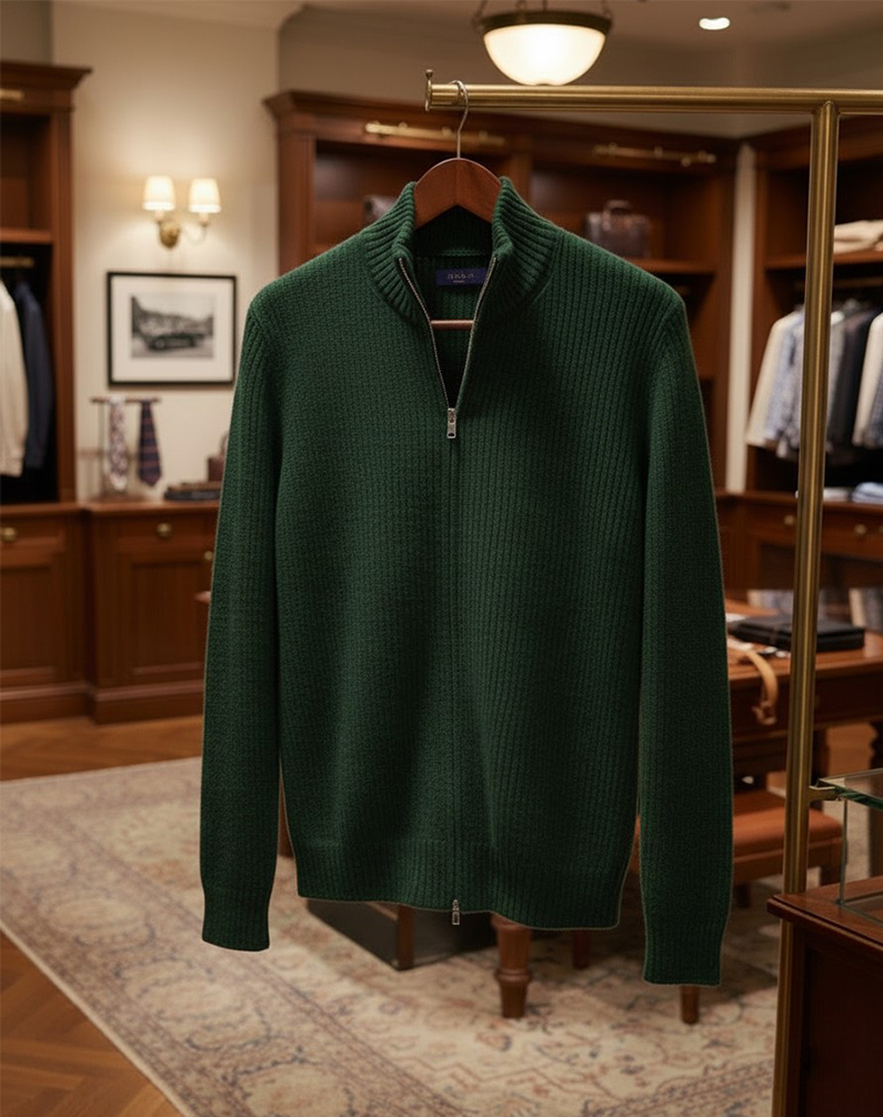 New Arrivals🔥 Men's Cashmere Zipper Sweater Jacket