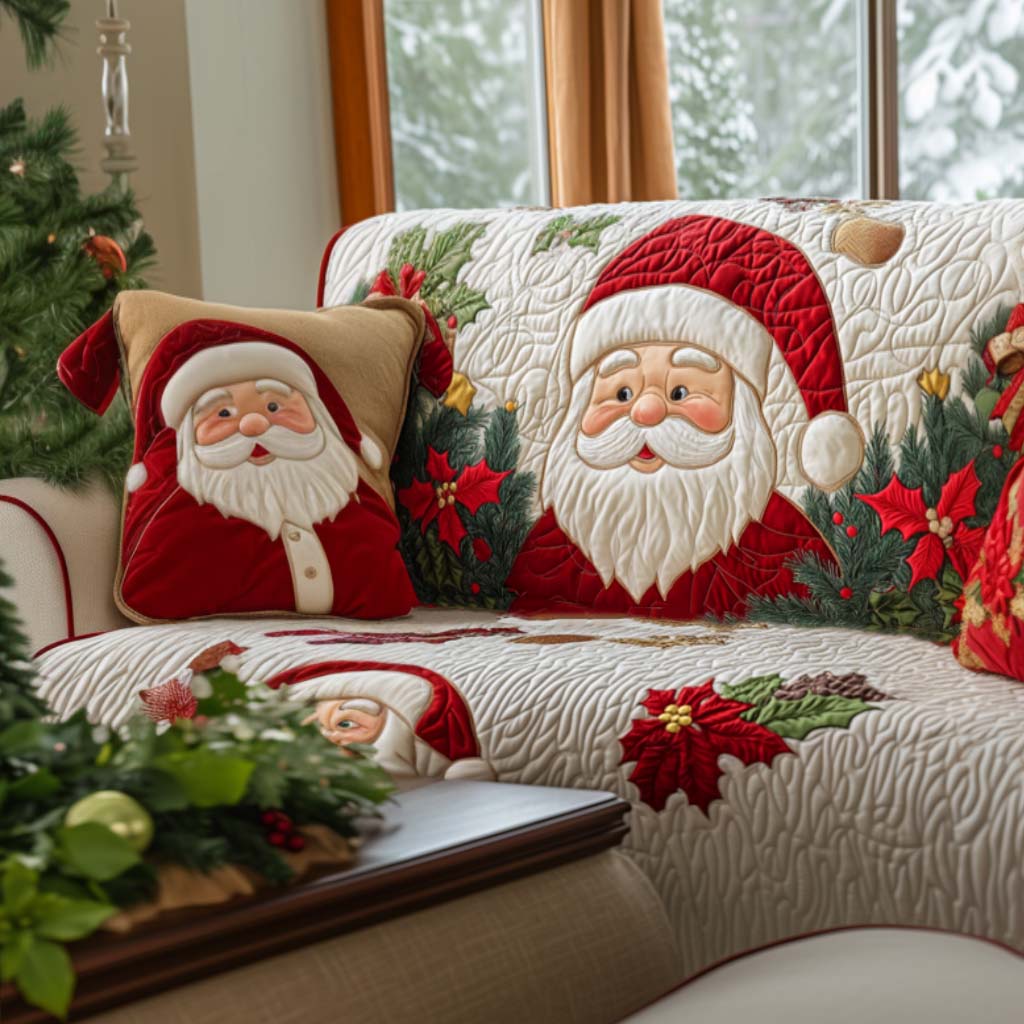 Marivn® Xmas Quilted Sofa Cover