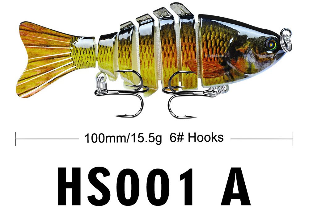 Swimbait 15.5g 7 Jointed Fishing Lure