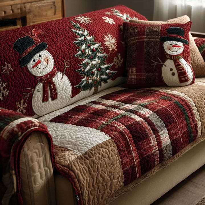 Marivn® Xmas Quilted Sofa Cover