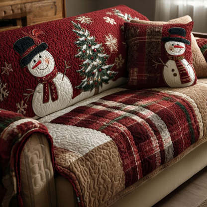 Marivn® Xmas Quilted Sofa Cover