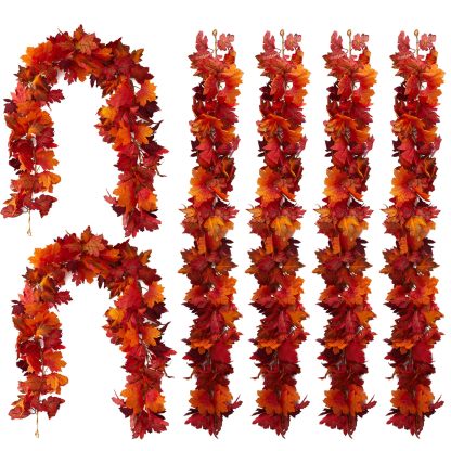 Artificial Maple Leaf Autumn Garland🍁