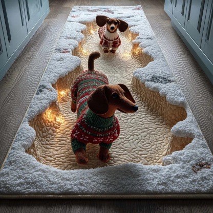 Realistic 3D Illusion Rug – Anti-Slip & Machine Washable