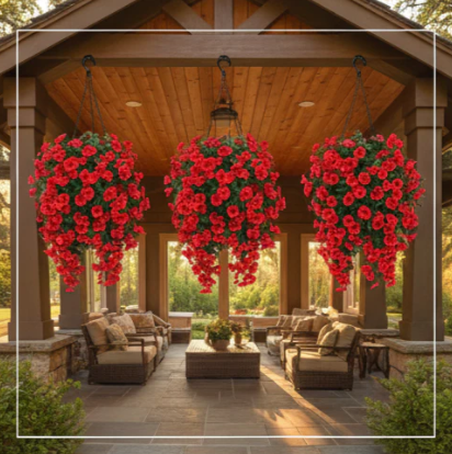 🔥70% Off Last Day🔥Ever bloom Cascades Timeless Beauty & Effortless Ambiance ,UV Resistant Artificial Petunias Flowers