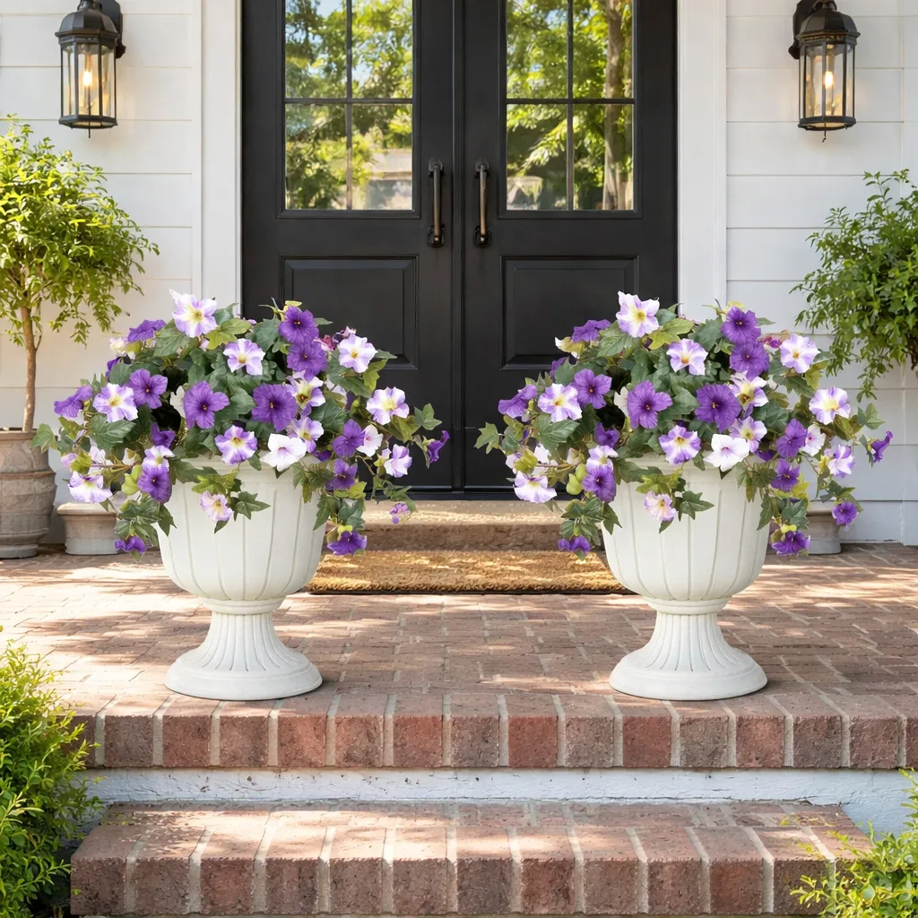 Spring Bloom Artificial Petunia Arrangement