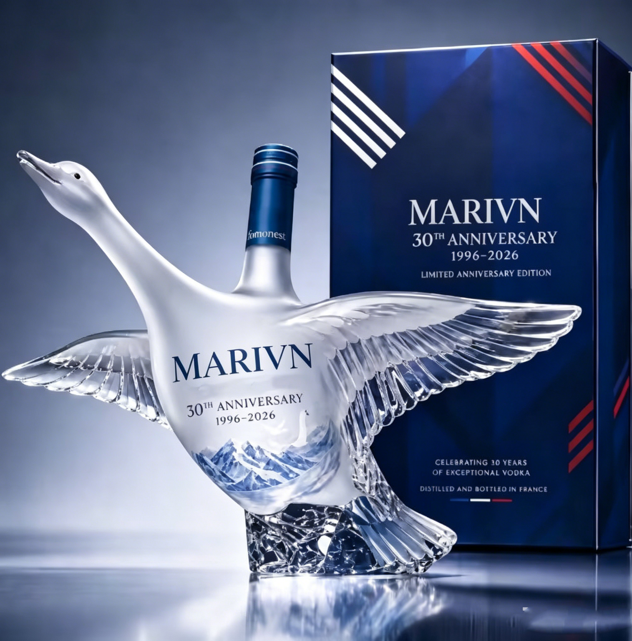 🎁 Father’s Day 60% OFF – 🔥30th Anniversary 3D Sculpted Vodka Bottle🪿