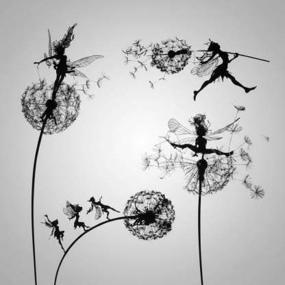 Metal Fairy Garden Sculptures Outdoor Decorative Yard Art