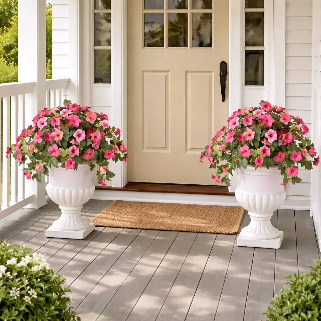 Spring Bloom Artificial Petunia Arrangement