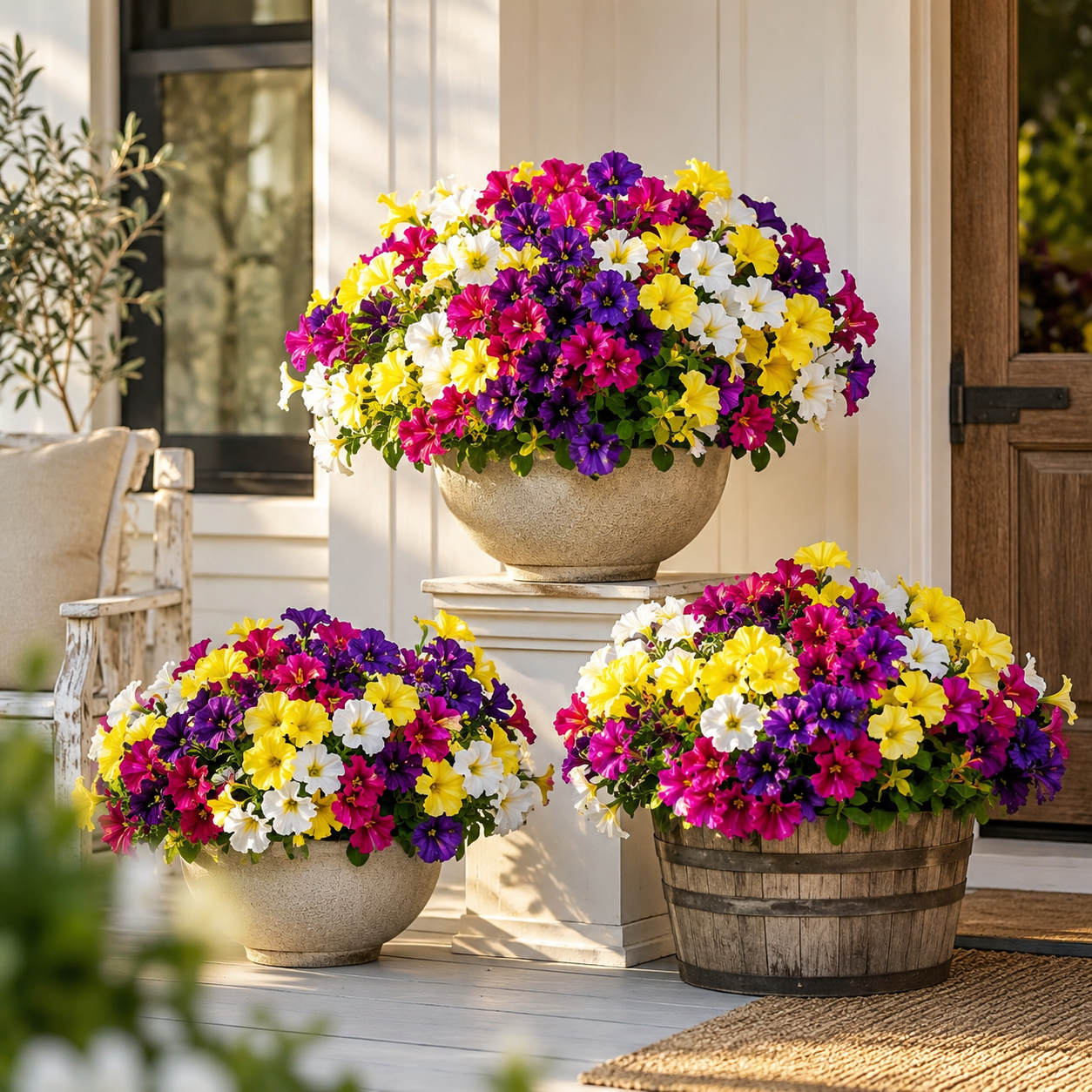Recommended product image of UV Resistant Artificial Petunias Flowers in multiple colors