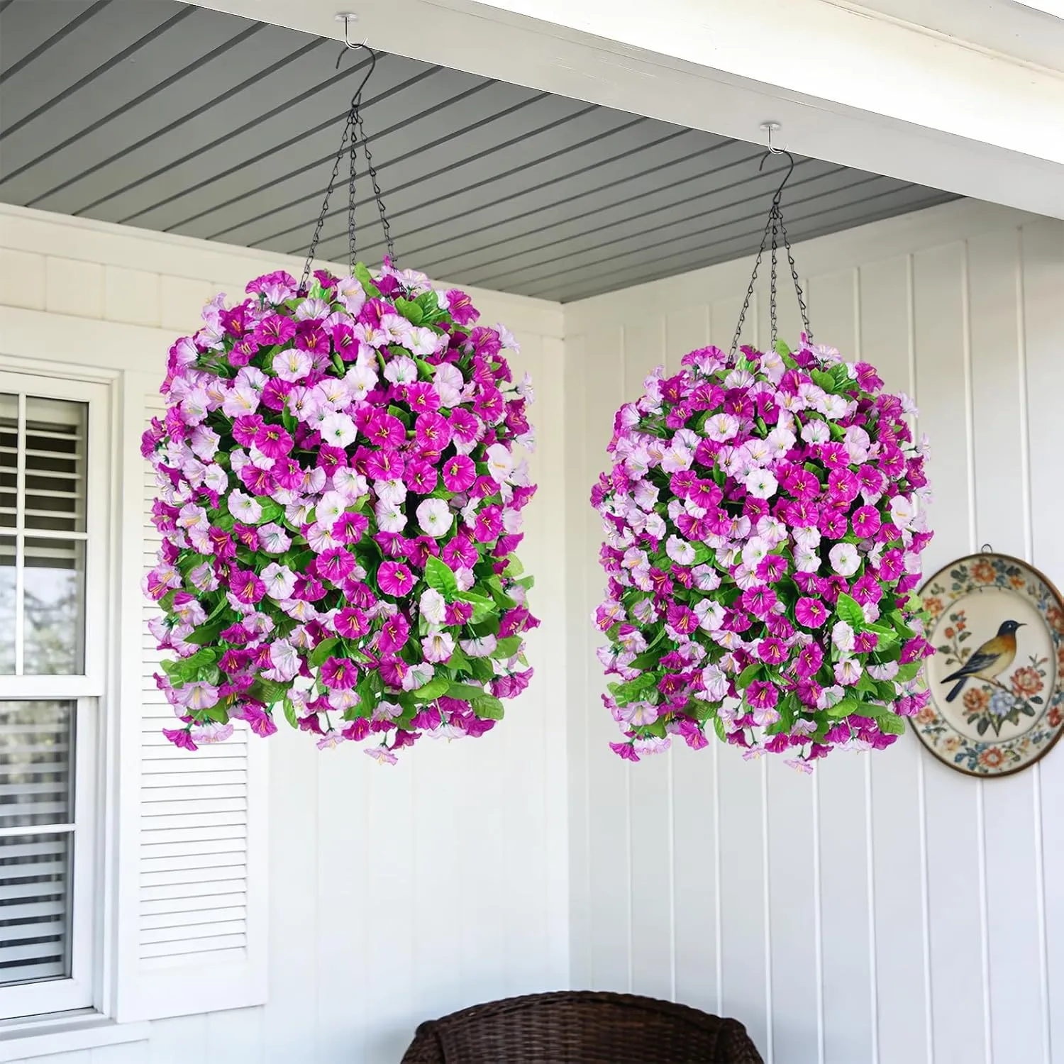 🔥70% Off Last Day🔥Ever bloom Cascades Timeless Beauty & Effortless Ambiance ,UV Resistant Artificial Petunias Flowers