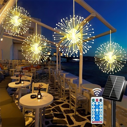 Solar Firework String Lights for Yard & Parties