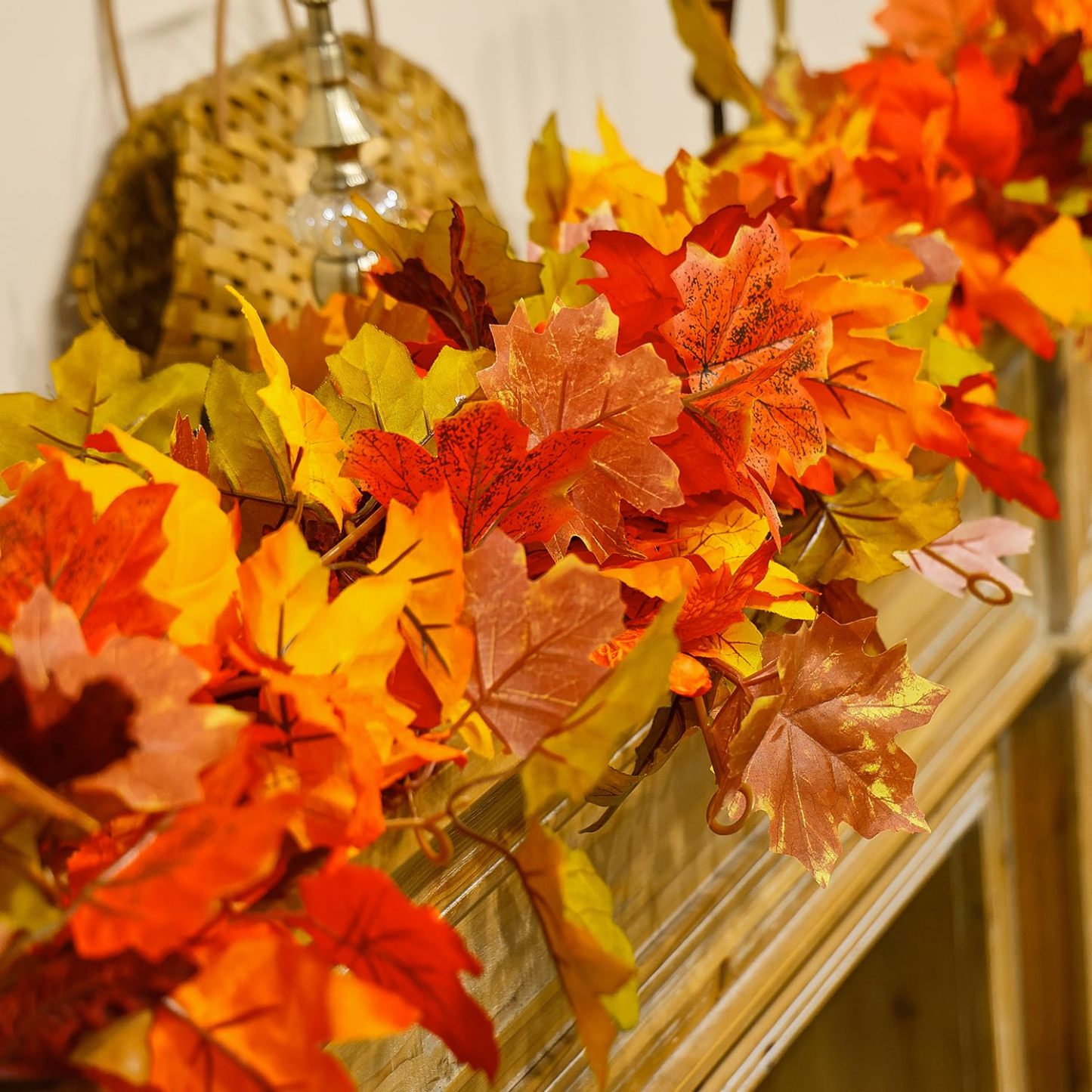Artificial Maple Leaf Autumn Garland🍁