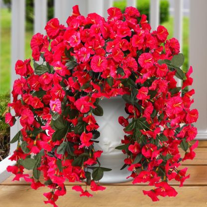 Artificial Faux Hanging Flowers Plants