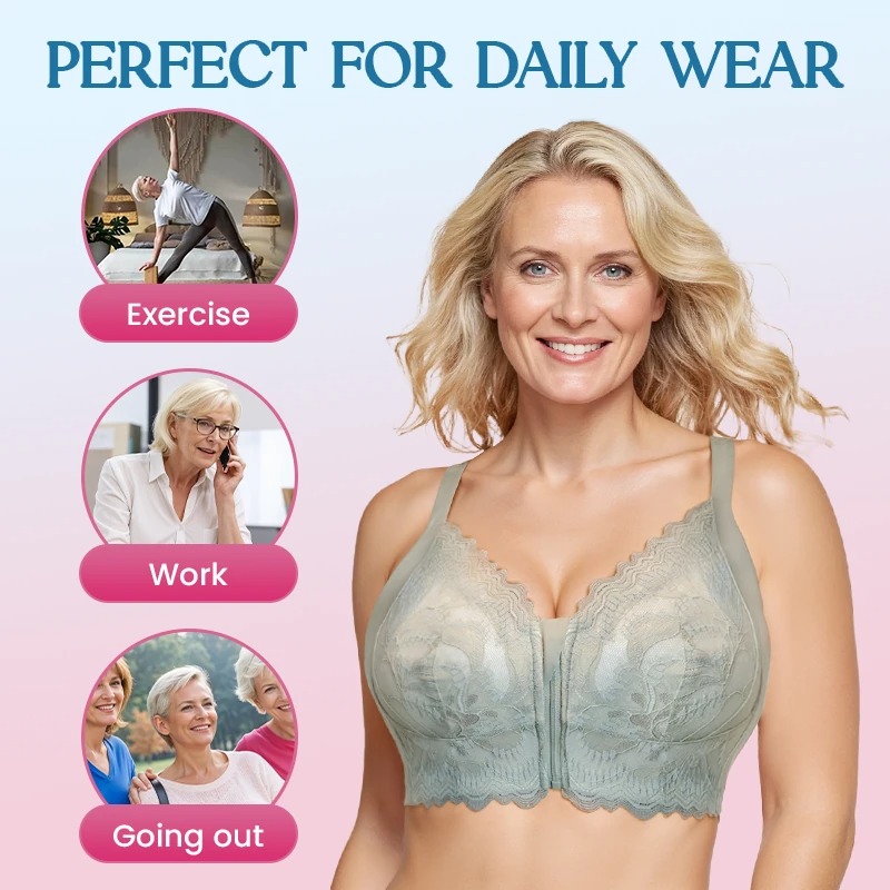 Pay 1 Get 3 - Ultra Soft Front Zip Wireless Lifting Bra